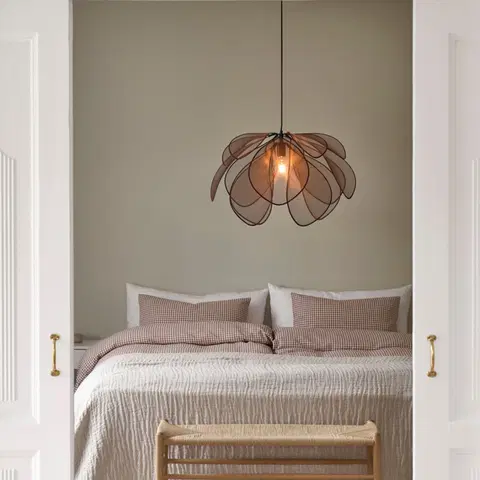 Lotus taklampe 70cm brun , bilde 1 av 13