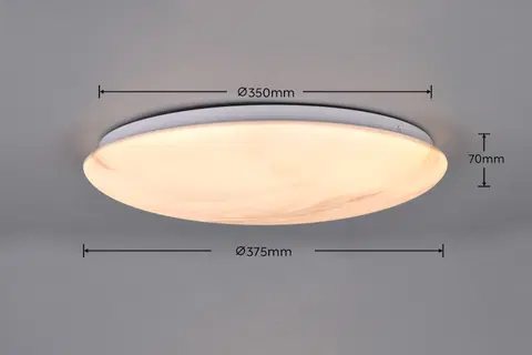 Adero LED plafond taklampe 37,5cm alabastmønster , bilde 9 av 9