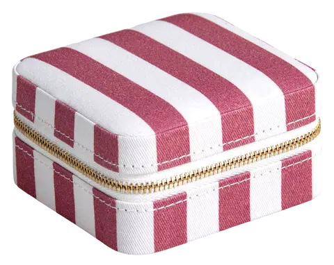 Smykkeskrin striper 10cm rosa, bilde 6 av 8