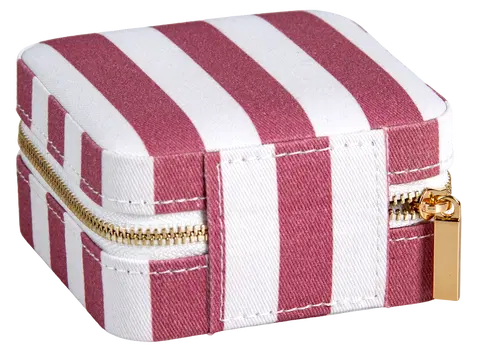 Smykkeskrin striper 10cm rosa, bilde 7 av 8