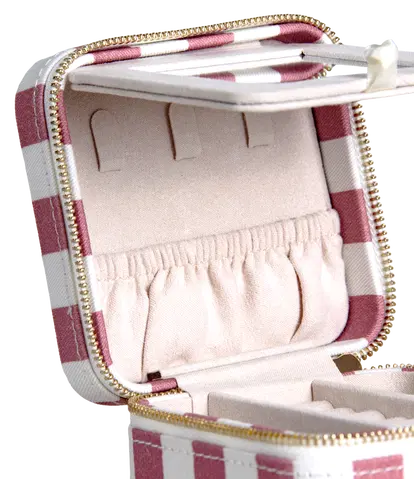 Smykkeskrin striper 10cm rosa, bilde 4 av 8