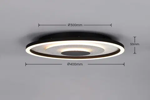Yomo LED plafond taklampe 40cm sort/sølv , bilde 11 av 11