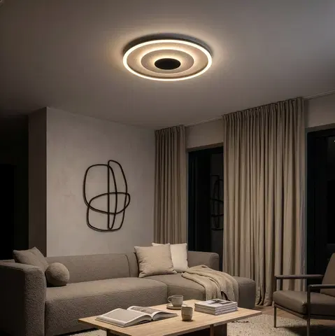 Yomo LED plafond taklampe 40cm sort/sølv , bilde 1 av 11