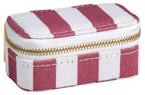 Smykkeskrin striper 8,5cm rosa, bilde 4 av 5
