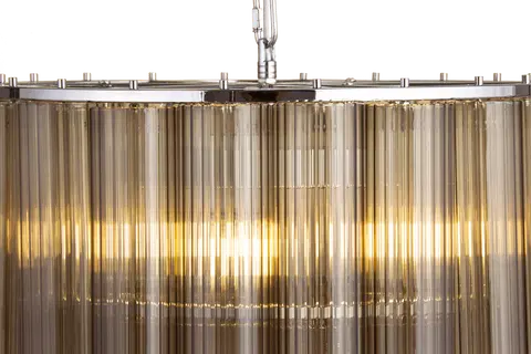 Venice taklampe lysekrone 2lag 50cm brun , bilde 5 av 8
