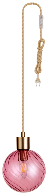 Elara pendel 16cm lilla 4