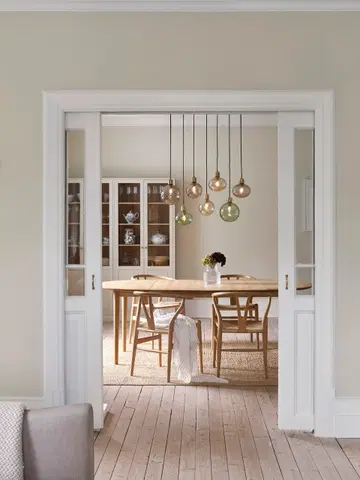 Elara taklampe rektangel 7lys 80cm flerfarget brun, bilde 4 av 14
