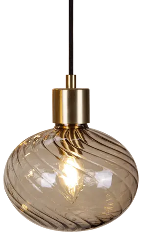 Elara taklampe rondell 5lys 40cm brun , bilde 6 av 7
