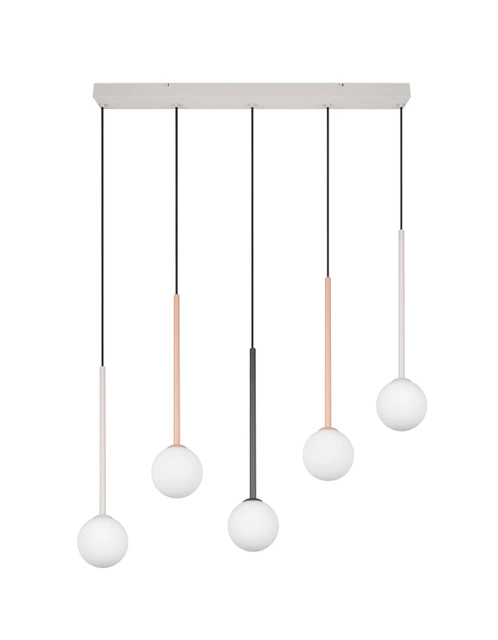 Firano taklampe rekke 5lys 107cm flerfarget 2