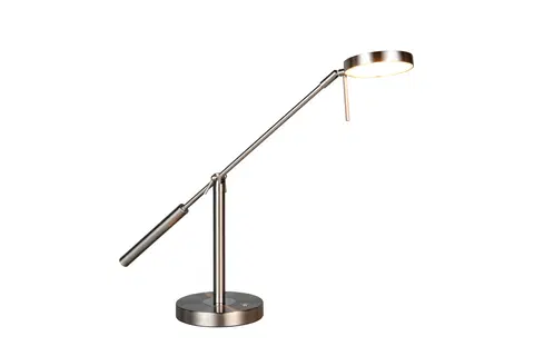 Monza LED leselampe bord 52cm stål , bilde 1 av 11