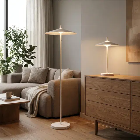 Amalo LED gulvlampe 145cm hvit, bilde 1 av 7