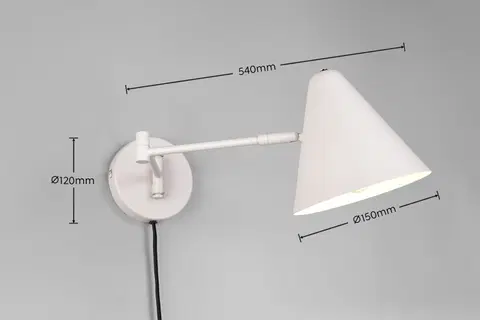 Cosima vegglampe 54cm grå , bilde 10 av 10