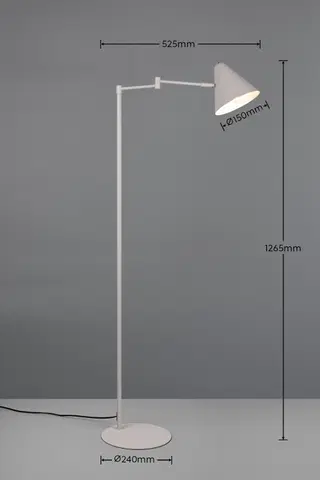 Cosima gulvlampe 126,5cm grå, bilde 10 av 10