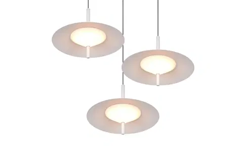 Amalo LED taklampe rondell 3lys 67cm hvit , bilde 2 av 8