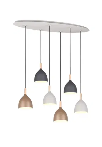 Jerano taklampe rekke 6lys 104cm flerfarget , bilde 2 av 6