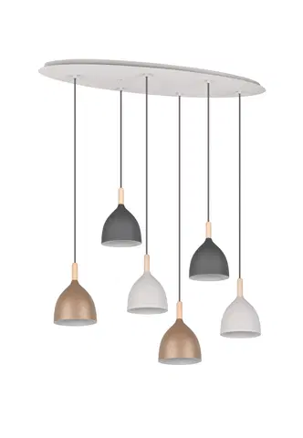 Jerano taklampe rekke 6lys 104cm flerfarget , bilde 5 av 6