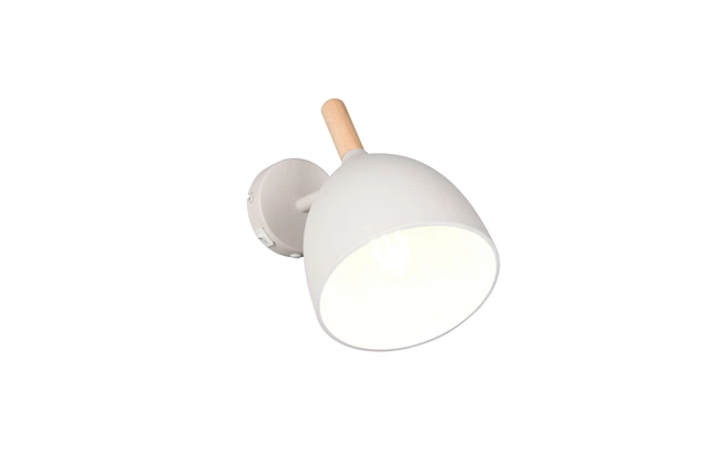 Jerano vegglampe 28cm mørk grå/eik