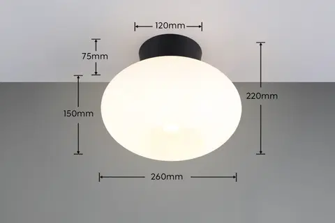 Sidera plafond taklampe 26cm hvit , bilde 7 av 7