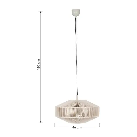 Svea taklampe 61cm beige, bilde 10 av 10
