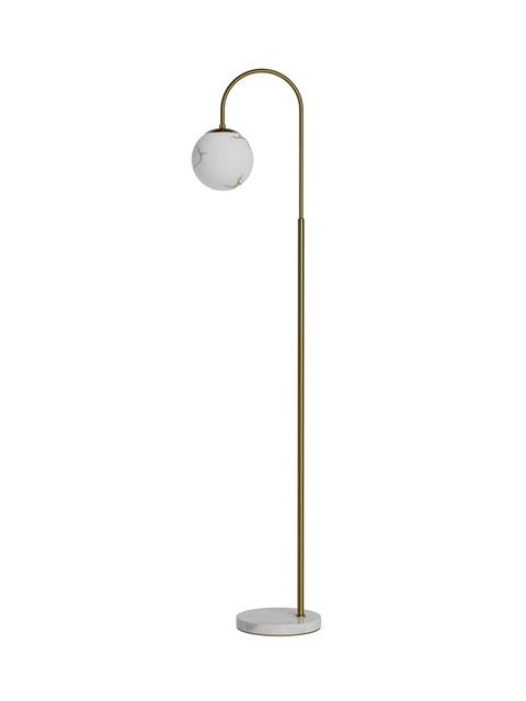 Bellagio gulvlampe 163cm messing/hvit  2