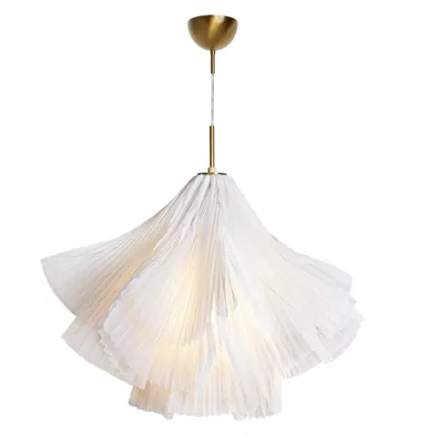 Juliette taklampe 70cm hvit/messing, bilde 2 av 3
