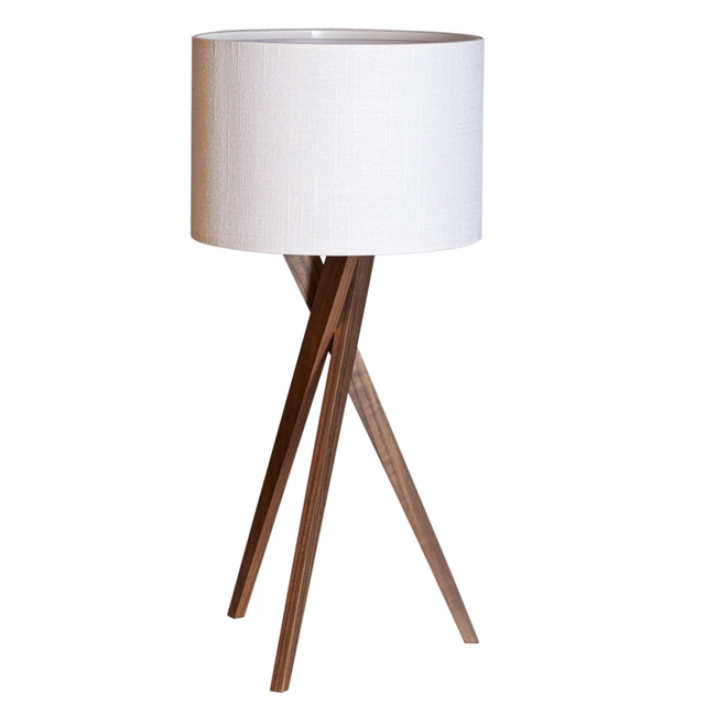 Vega bordlampe 55cm valnøtt/hvit 2