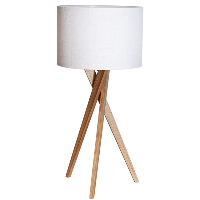 Vega bordlampe 55cm eik/hvit  2