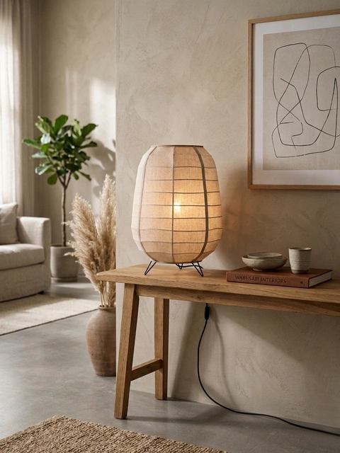 Delino gulvlampe 57cm natur  4