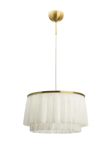 Ophelia taklampe 40cm messing/hvit , bilde 2 av 4