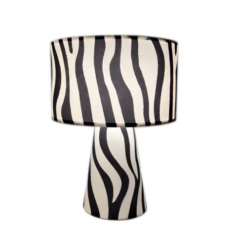 Zany Zebra bordlampe 43cm svart/hvit , bilde 2 av 4