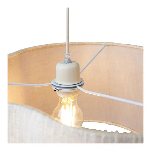 Chantal taklampe 95cm beige , bilde 3 av 7