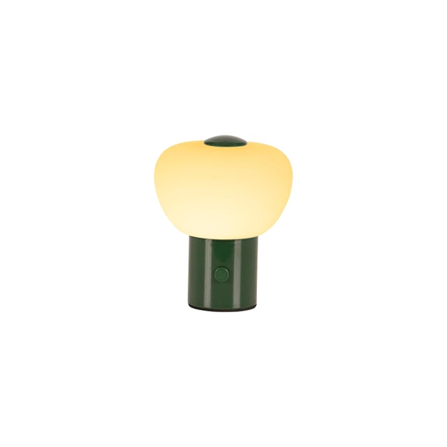 Gustav LED oppladbar bordlampe 9,5cm grønn  3