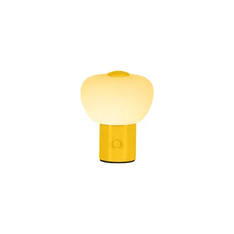 Gustav LED oppladbar bordlampe 9,5cm gul , bilde 3 av 7