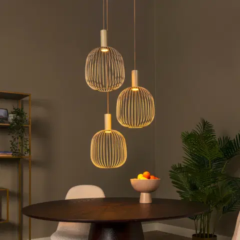 Esterel taklampe rondell 50cm beige, bilde 1 av 8