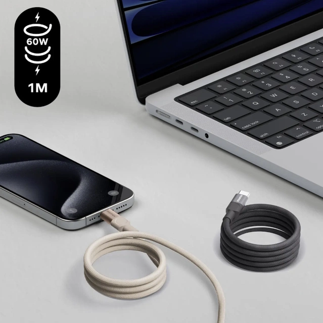 Mag.Link Magnetic Cable 1m sort