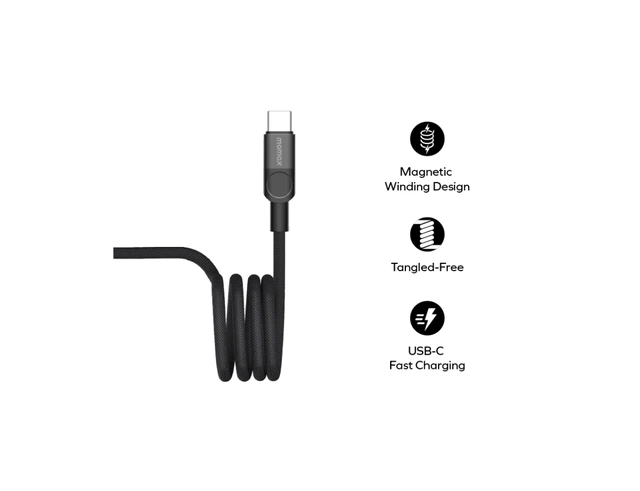 Mag.Link Magnetic Cable 1m sort