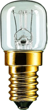 Stekeovnspære E14 15W klar