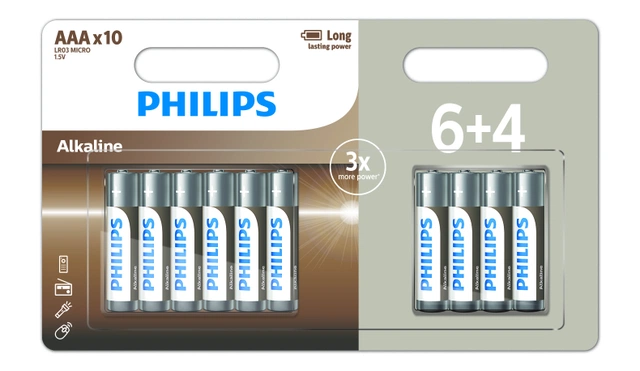 Batteri Alkaline AAA 10pk.