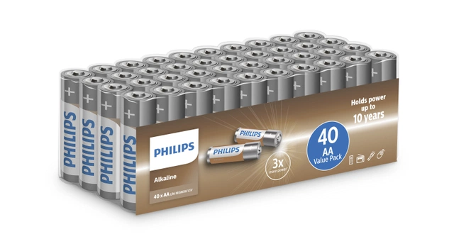 Batteri Alkaline AA 40pk.