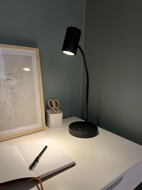 Noor II Flex skrivebordslampe 45cm sort