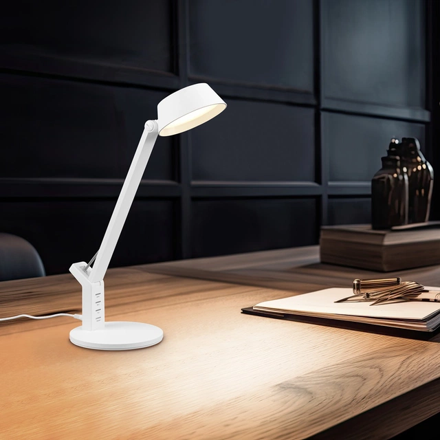 Ava LED skrivebordslampe 40cm hvit