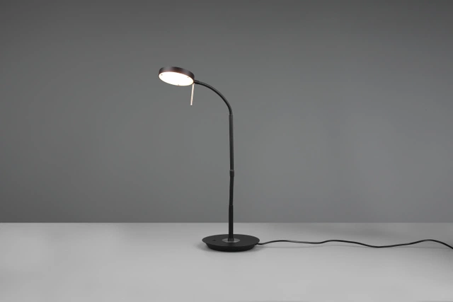 Monza LED skrivebordslampe 57cm sort