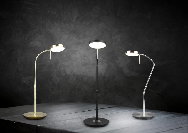 Monza LED skrivebordslampe 57cm sort