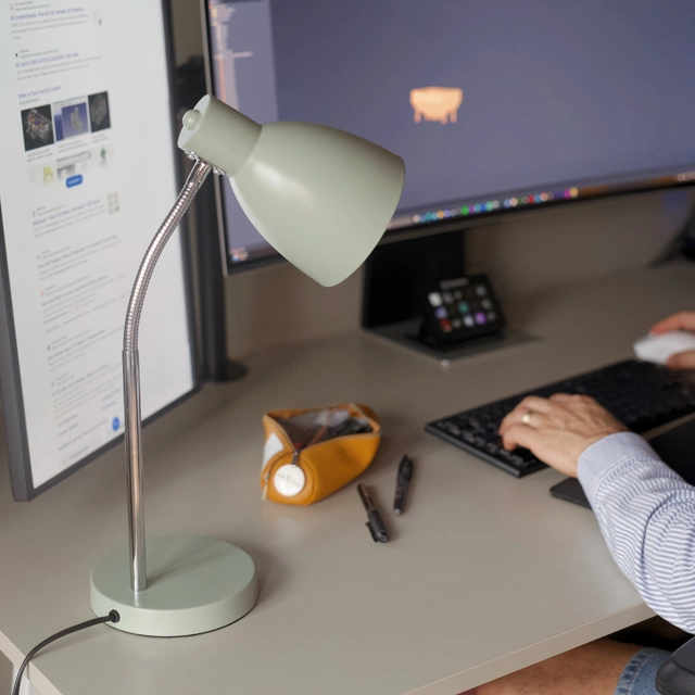 Gulliver skrivebordslampe 42cm grønn