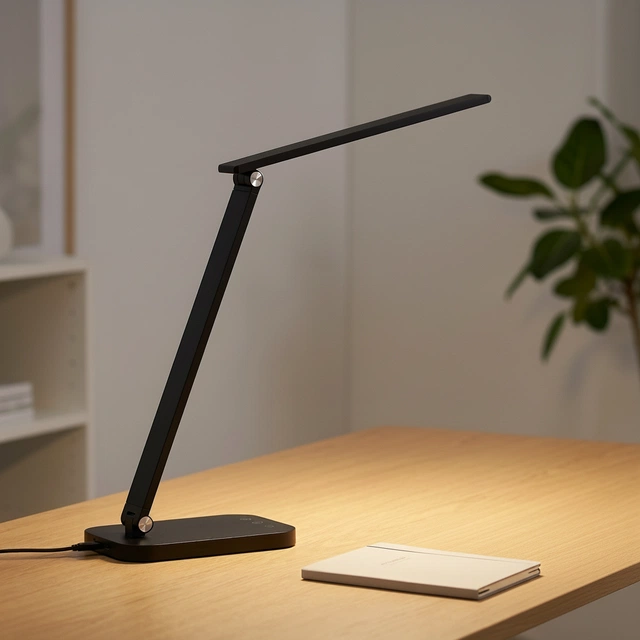 Harriet LED skrivebordslampe 39cm sort
