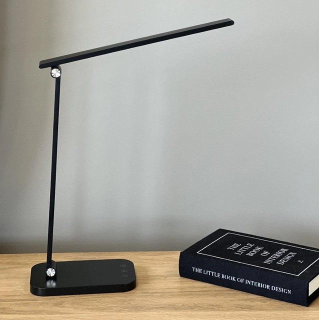Harriet LED skrivebordslampe 39cm sort
