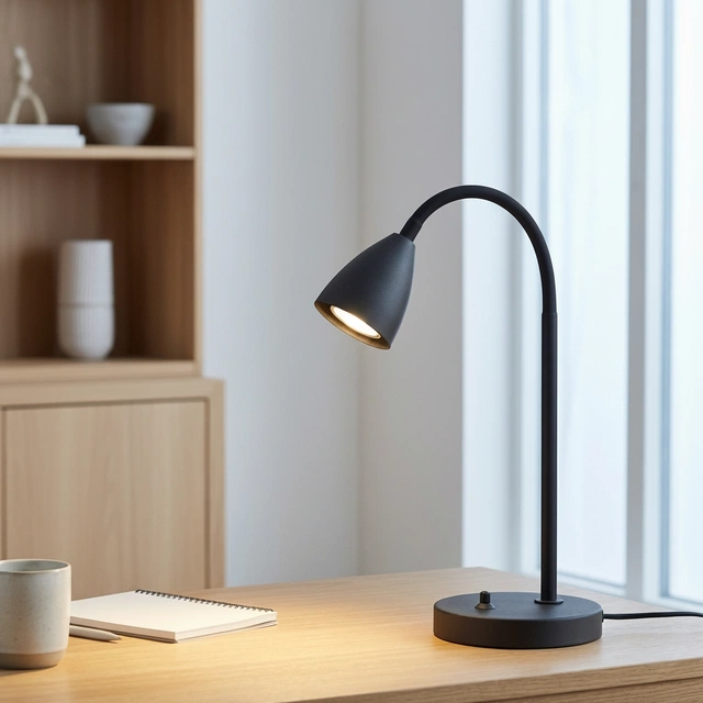 Lina skrivebordslampe 41cm sort