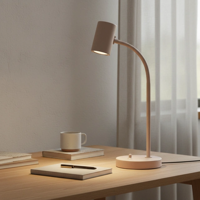 Noor II skrivebordslampe 45cm beige