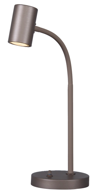 Noor II skrivebordslampe 45cm brun