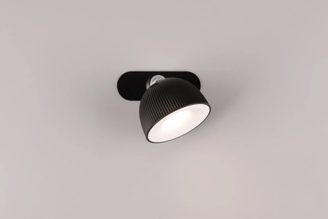 Maxima LED oppladbar skrivebordslampe 41cm sort